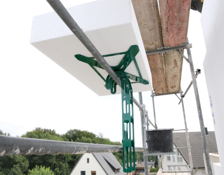 RVS draaiplateau voor EPS gevelisolatie